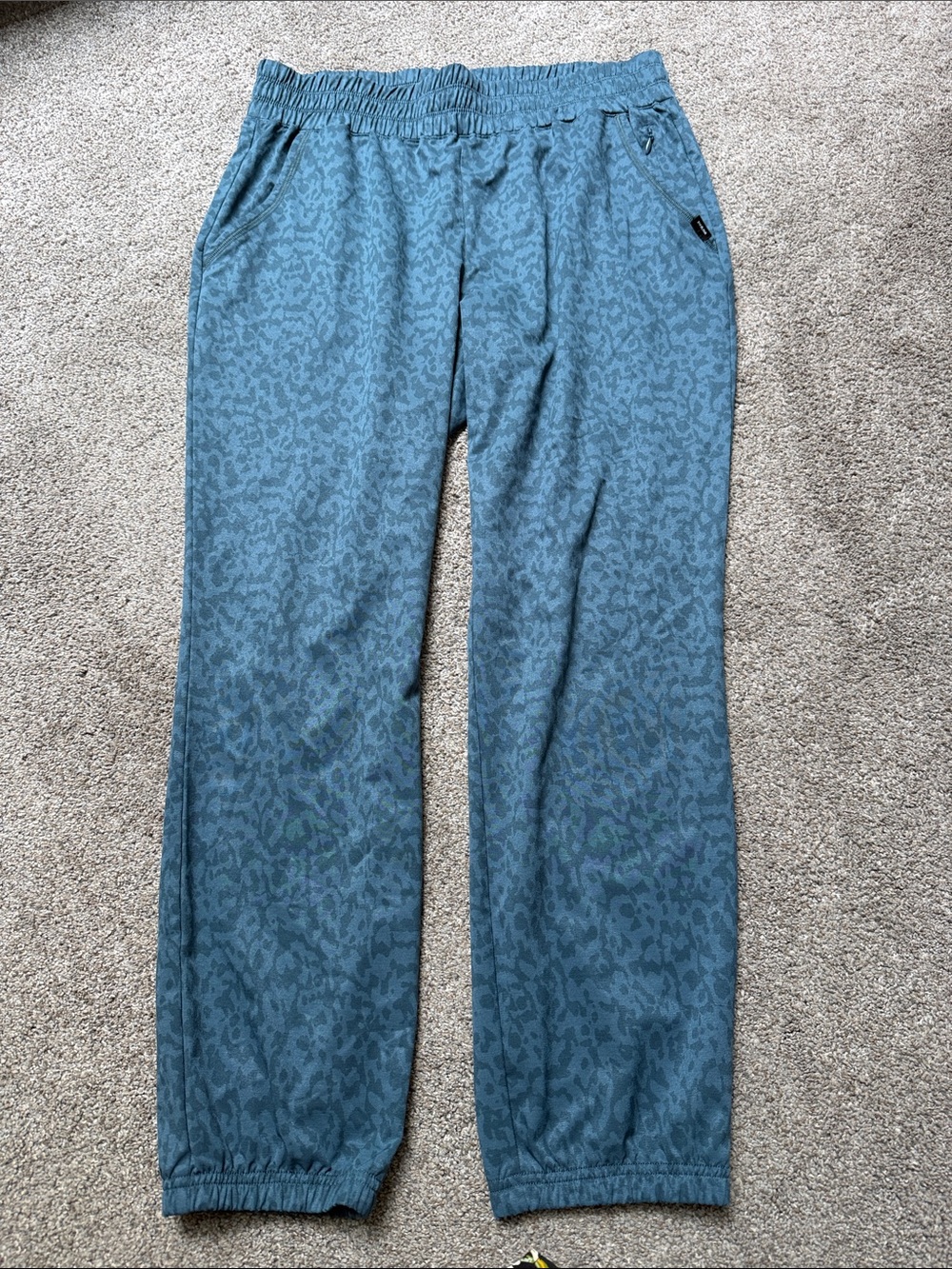 Women’s Prana Patterned Elastic-Waist Pants